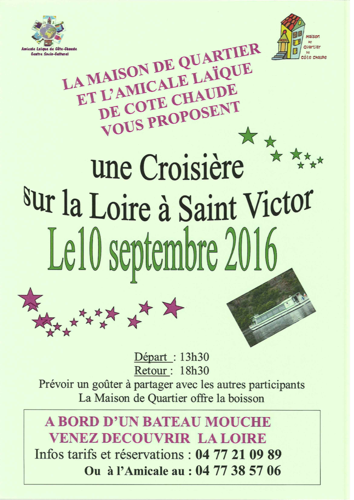 affiche croisière St-Victor