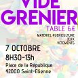 Le Vide grenier est organisé en même temps que la fête de quartier de Côte-Chaude le samedi 7 octobre Sont autorisés : matériel de puériculture – vêtements – jeux jouets […]