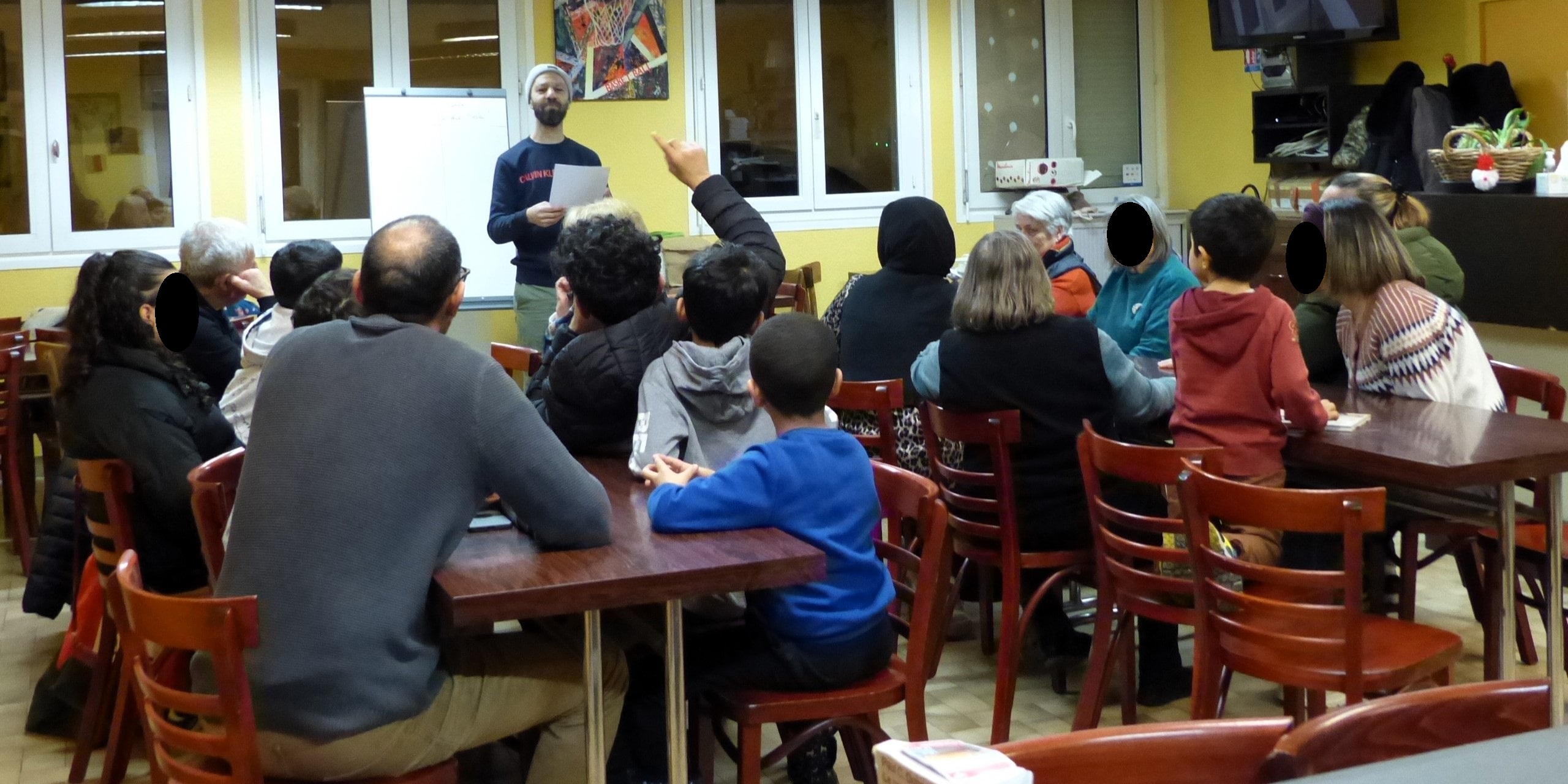 Photo animation au cercle avec Nabil