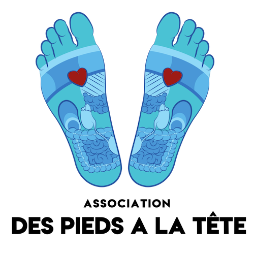 Logo de l'association "Des pieds à la tête"