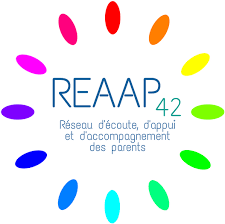 Logo du Réseau d'Ecoute, d'Appui et d'Accompagnement des Parents Loire (REAAP42)